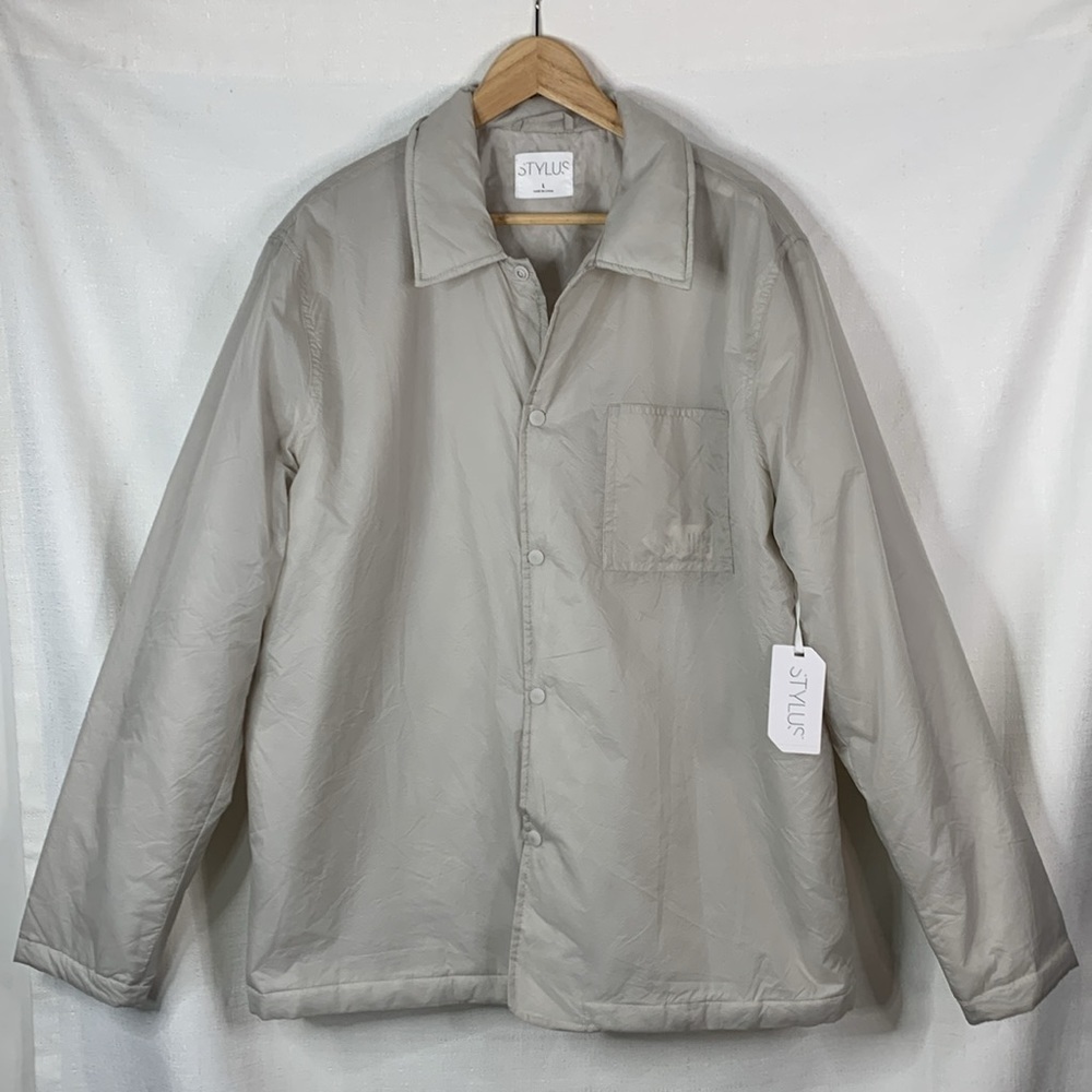 Stylus Mens Lightweight Shirt Jacket- NWT